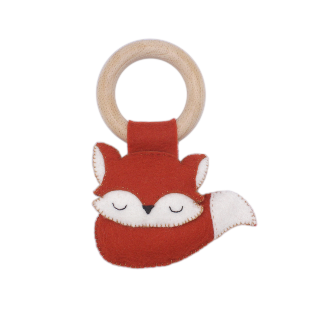DIY Felt Kit - Woodland Animals Rattle