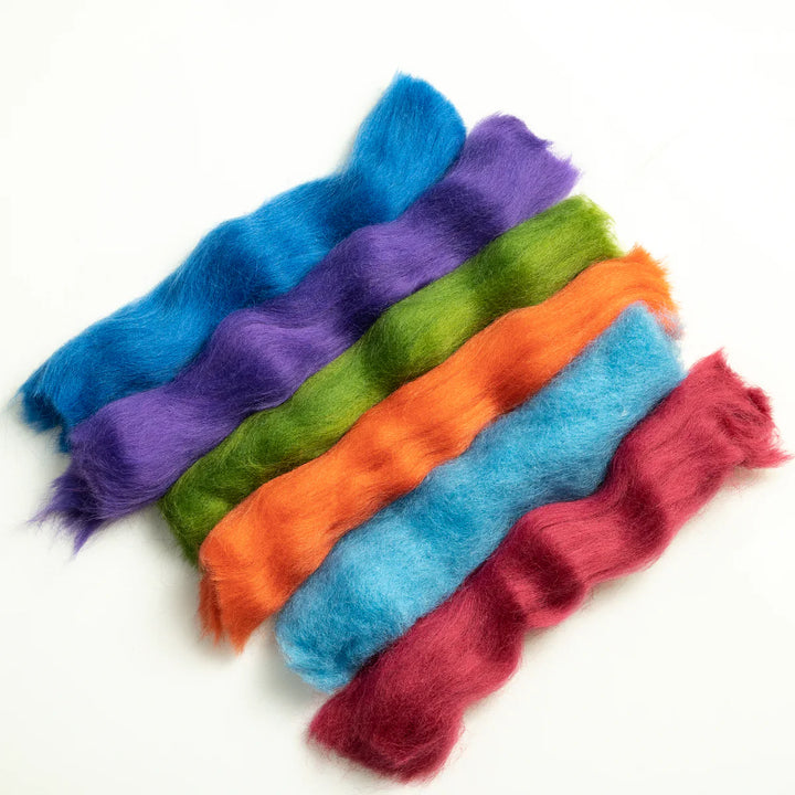 Colonial Paint Box Wools - 100% Wool Fiber for Felting and Crafts