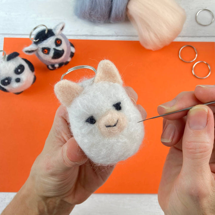 Needle Felting Kit - Mini Pets 2 - Make THREE felt animals.