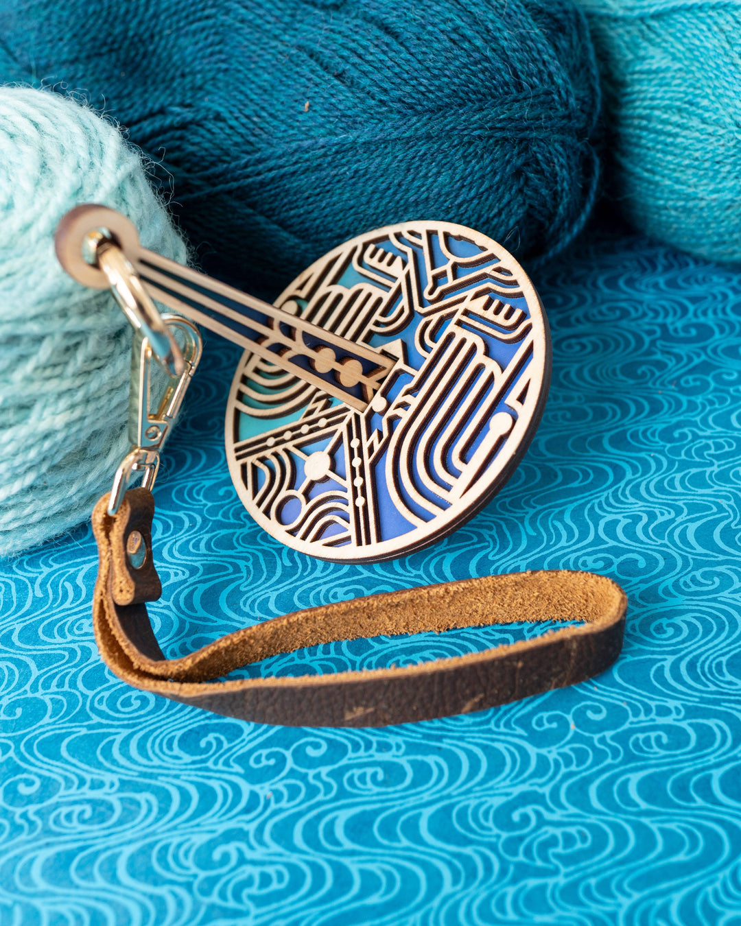 Lemonwood Wrist Yarn Holder