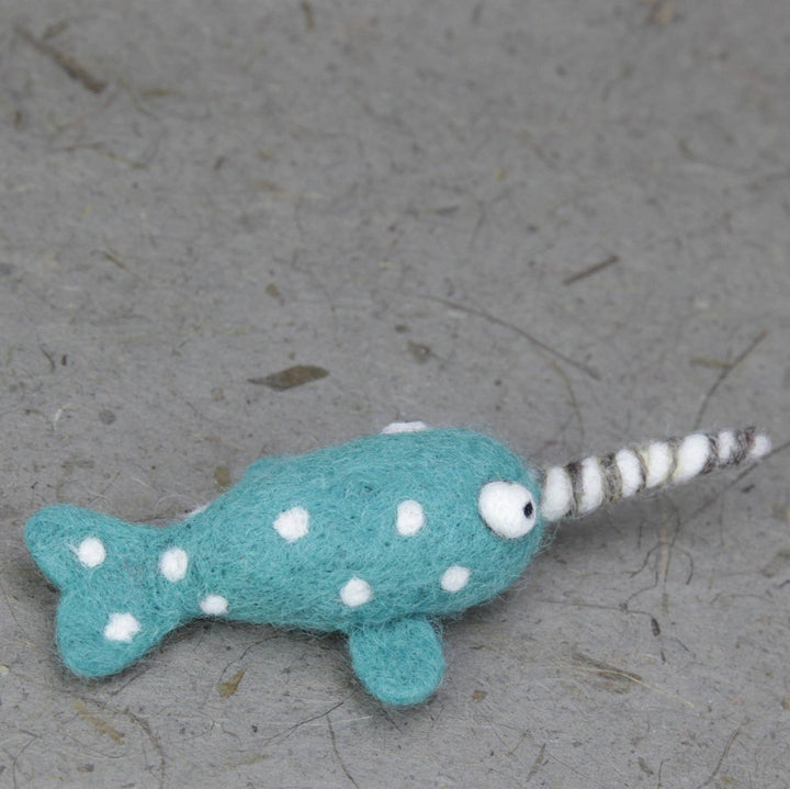 Needle Felting Narwhal Kit