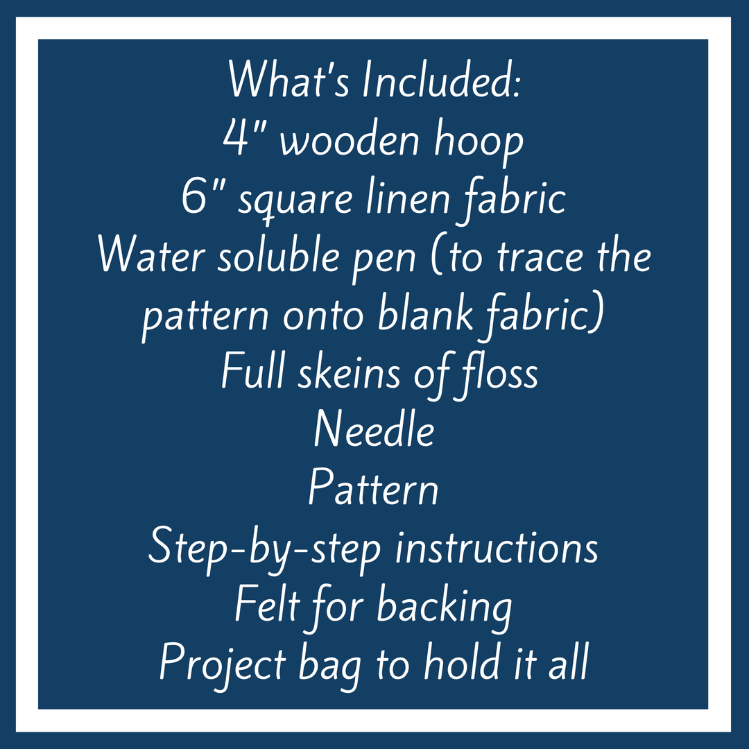 Painted Ladies Intermediate Hand Embroidery Kit