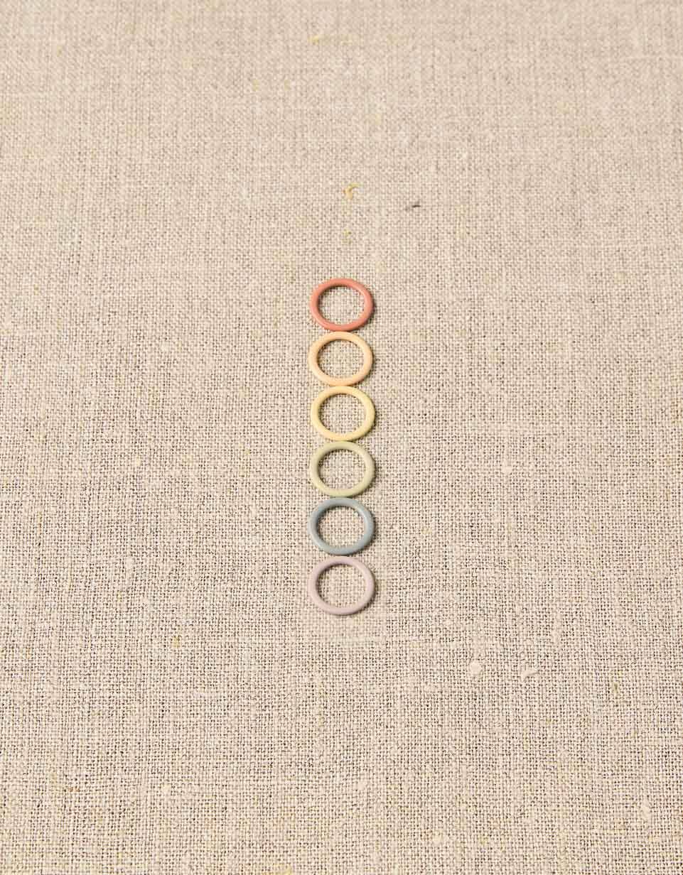 Ring Stitch Markers - Earth Tones