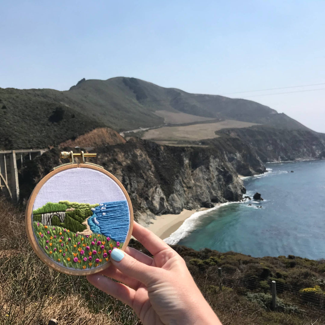 Big Sur Beginner Hand Embroidery Kit