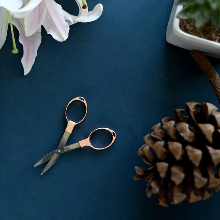KnitPro Rose Gold Folding Scissors