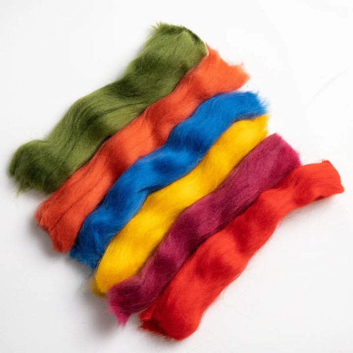 Colonial Paint Box Wools - 100% Wool Fiber for Felting and Crafts