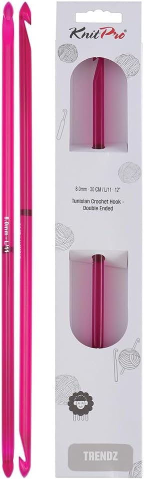 KnitPro Trendz 12" Tunisian Crochet Hook