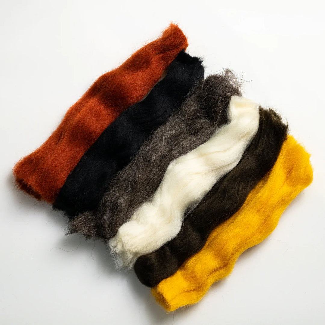 Colonial Paint Box Wools - 100% Wool Fiber for Felting and Crafts