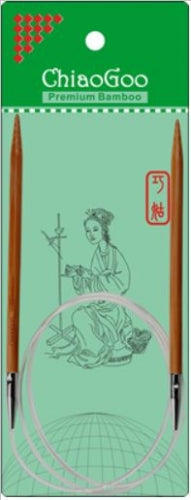ChiaoGoo Bamboo Circular Knitting Needles 32"